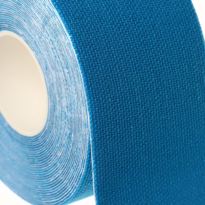 Кинезио - тейп, 3,8 см × 5 м, цвет синий Кинезио - тейп, 3,8 см × 5 м, цвет синий