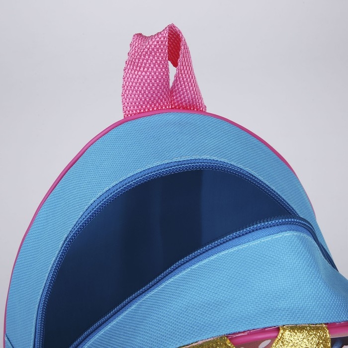 Новогодний детский рюкзак для девочки «Оленёнок с звездой», 23х20,5 см