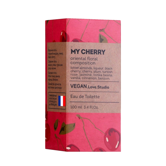 Туалетная вода женская Vegan Love Studio My Cherry (по мотивам Cherry In The Air), 100 мл Туалетная вода женская Vegan Love Studio My Cherry (по мотивам Cherry In The Air), 100 мл