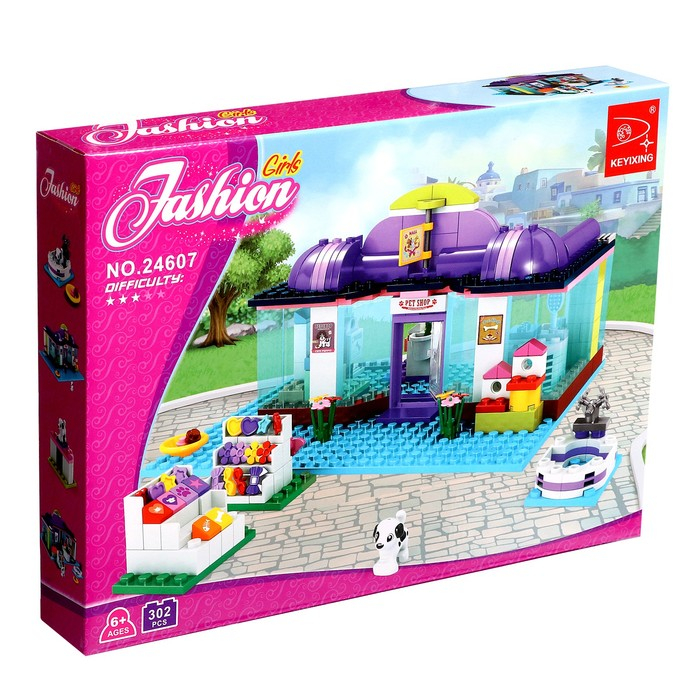 Конструктор &laquo;Зоомагазин&raquo;, 302 детали