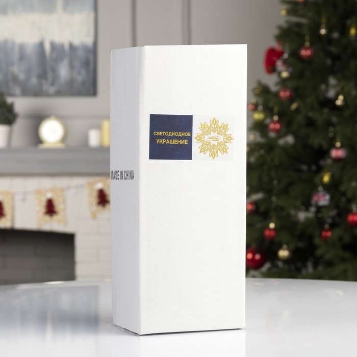 Светодиодная фигура «Свечка в ёлке» 15 × 32 × 11 см, металл, батарейки ААх3 (не в комплекте), свечение тёплое белое Светодиодная фигура «Свечка в ёлке» 15 × 32 × 11 см, металл, батарейки ААх3 (не в комплекте), свечение тёплое белое