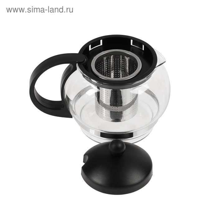 Чайник электрический Galaxy GL 0401, металл, 1.8/0.8 л, 2035 Вт, серебристый