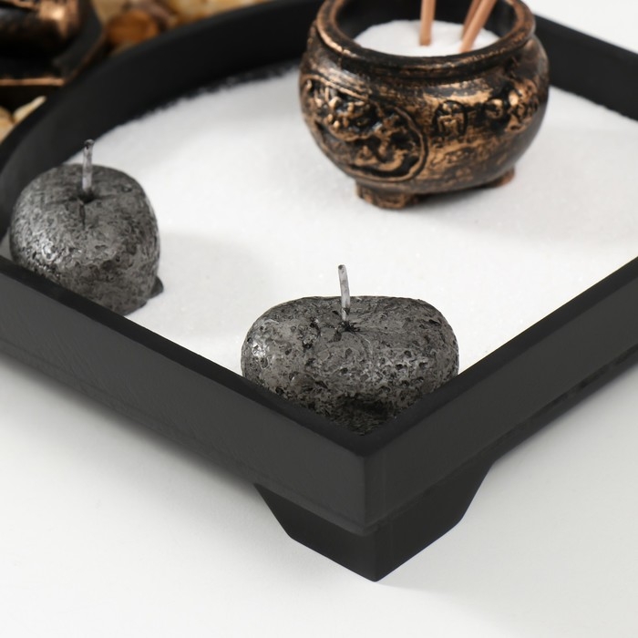 Сад камней Дзен  Сад камней Дзен "Будда" песок+камни+аромапалочки 4х22,5х14,8 см