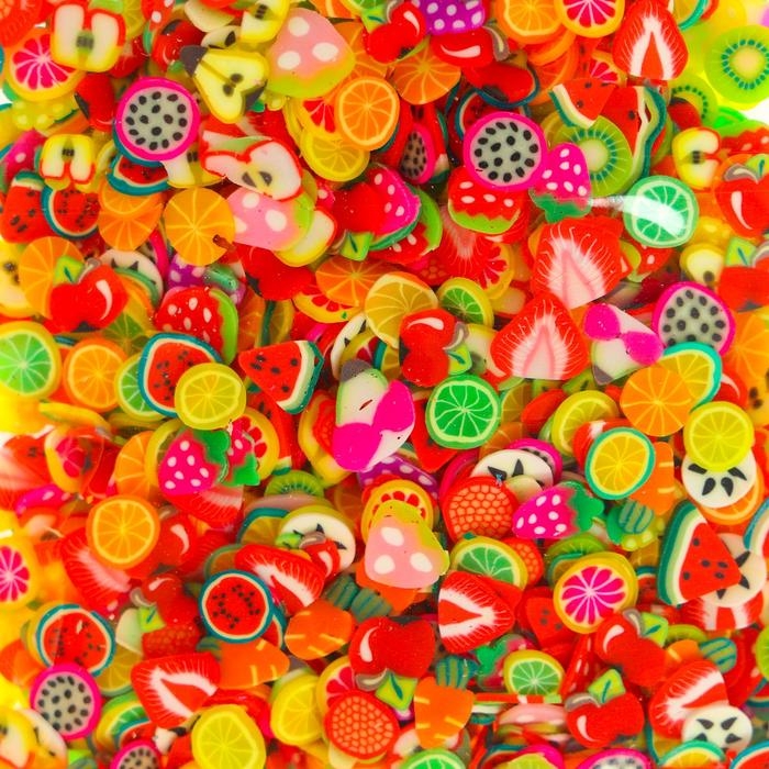 Наполнение для слайма, пакет 20 г, микс фруктов Наполнение для слайма, пакет 20 г, микс фруктов