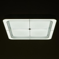 Люстра с ПДУ 60407/1 LED 144Вт диммер 3000-6000К белый 50х50х8 см BayerLux