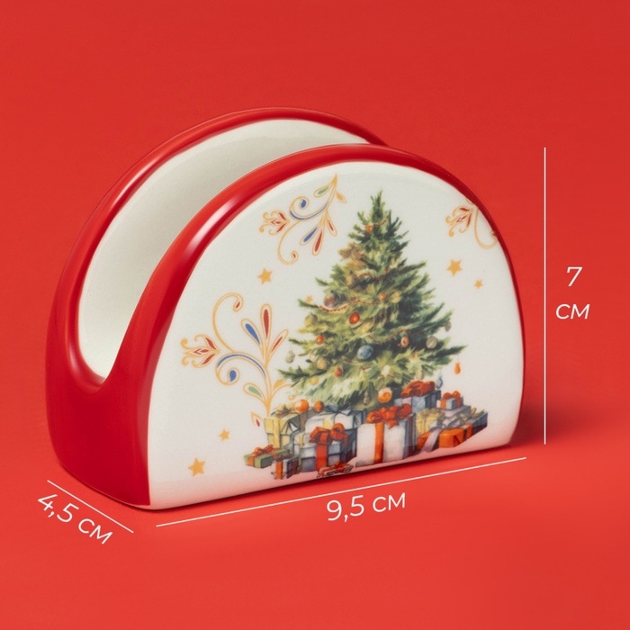 Салфетница  Салфетница "Волшебное дерево" 9,5х4,5х7 см