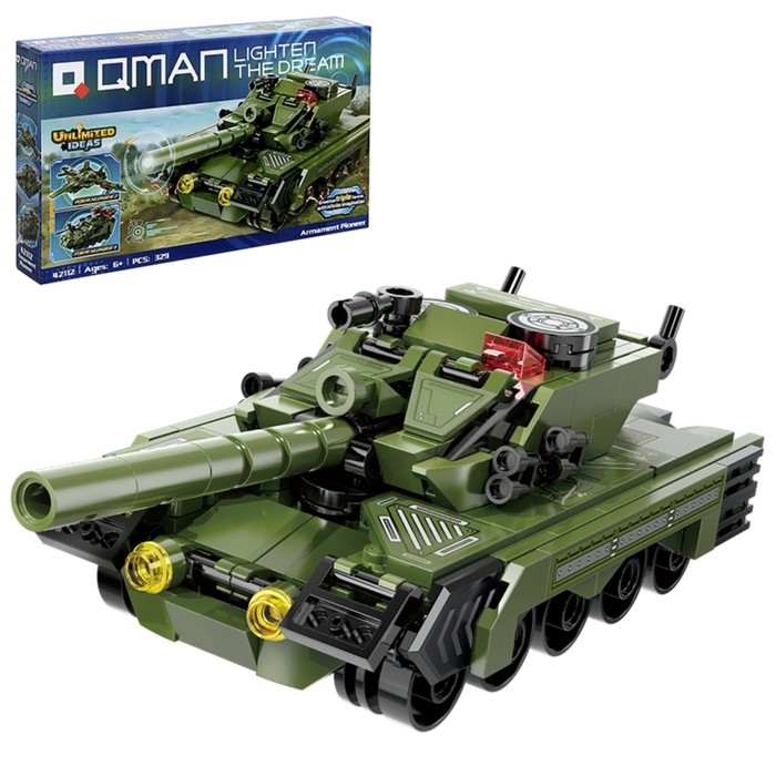 Конструктор Безграничные Идеи «Военная техника», 3 в 1, 329 деталей Конструктор Безграничные Идеи «Военная техника», 3 в 1, 329 деталей