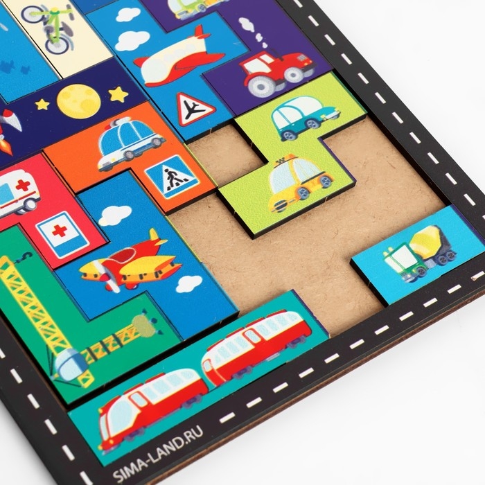 Двусторонний тетрис «Транспорт» Двусторонний тетрис «Транспорт»