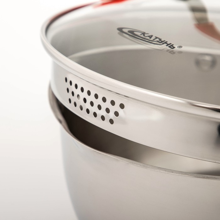 Кастрюля «Аврора», 4 л, d=22 см, капсульное дно, индукция Кастрюля «Аврора», 4 л, d=22 см, капсульное дно, индукция