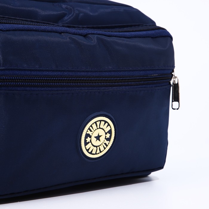 Сумка кросс-боди на молнии, цвет синий Сумка кросс-боди на молнии, цвет синий