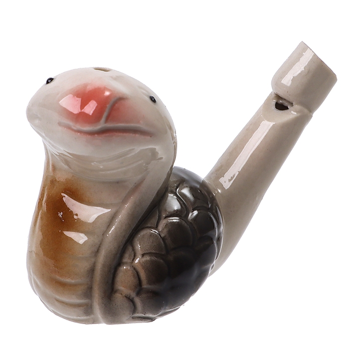 Свистулька керамическая «Чёрная змея», 3,5 × 7,5 × 5,5 см Свистулька керамическая «Чёрная змея», 3,5 × 7,5 × 5,5 см