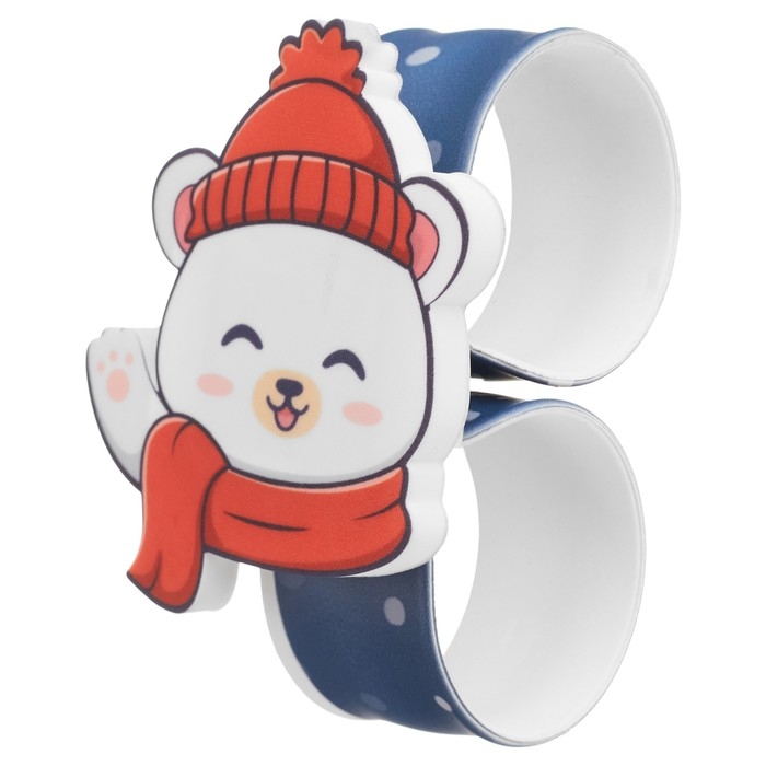 Часы наручные электронные, детские, Часы наручные электронные, детские, "Медвежонок", ремешок l-22.5 см