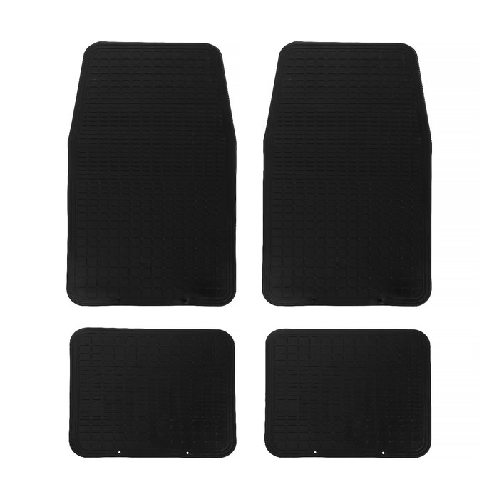 Коврики автомобильные Skyway 009, 4 предмета, резиновый,черный, S01704009 Коврики автомобильные Skyway 009, 4 предмета, резиновый,черный, S01704009