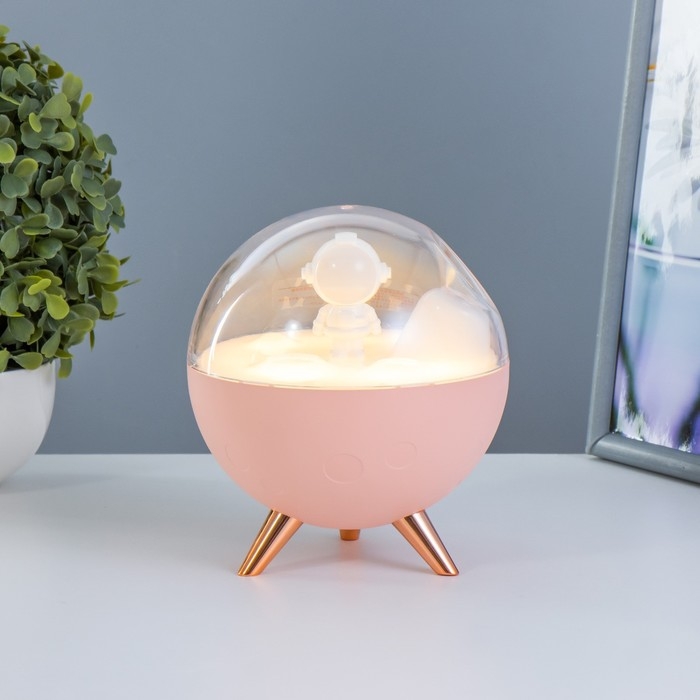 Ночник увлажнитель Ночник увлажнитель "Космонавт" LED USB АКБ 13х13х15,5 см RISALUX