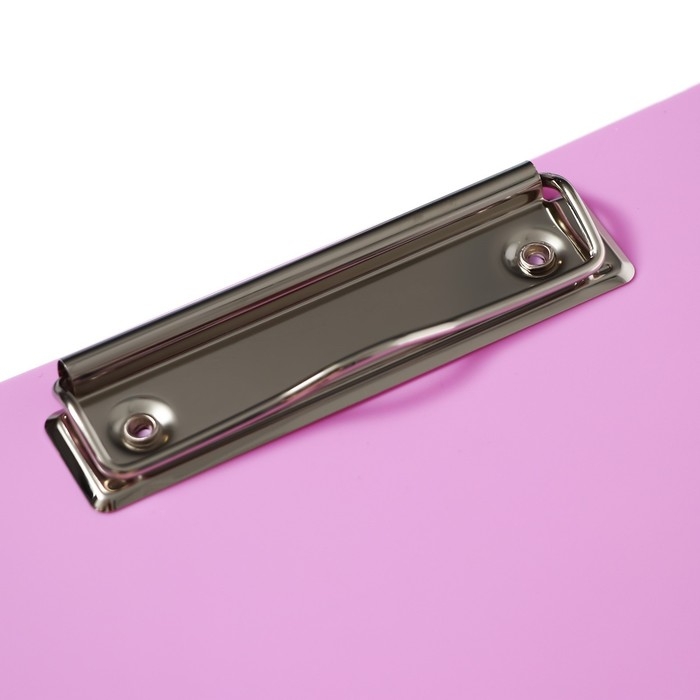 Планшет пластиковый с зажимом А4, ErichKrause Планшет пластиковый с зажимом А4, ErichKrause "Matt Pastel Bloom", шкала 30см, в пакете, МИКС