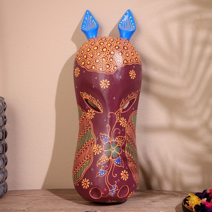 Маска Маска "Бегемот" дерево 40 см