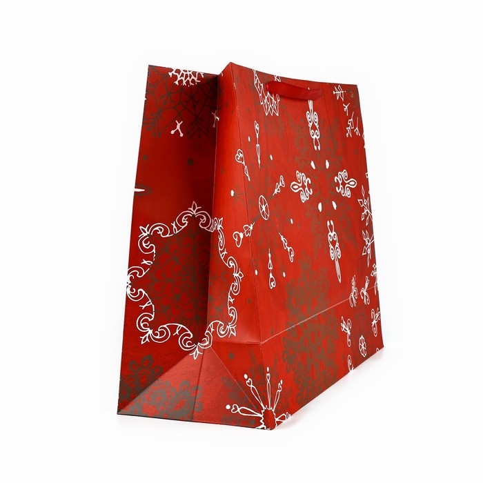 Пакет подарочный новогодний ламинированный «Новогоднее великолепие», XL 49 х 40 х 19 см, Новый год Пакет подарочный новогодний ламинированный «Новогоднее великолепие», XL 49 х 40 х 19 см, Новый год