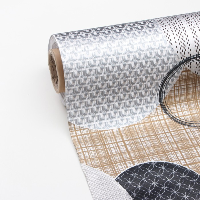 Клеёнка на стол «Конфетти», на тканой основе, рулон 20 метров, ширина 137 см Клеёнка на стол «Конфетти», на тканой основе, рулон 20 метров, ширина 137 см