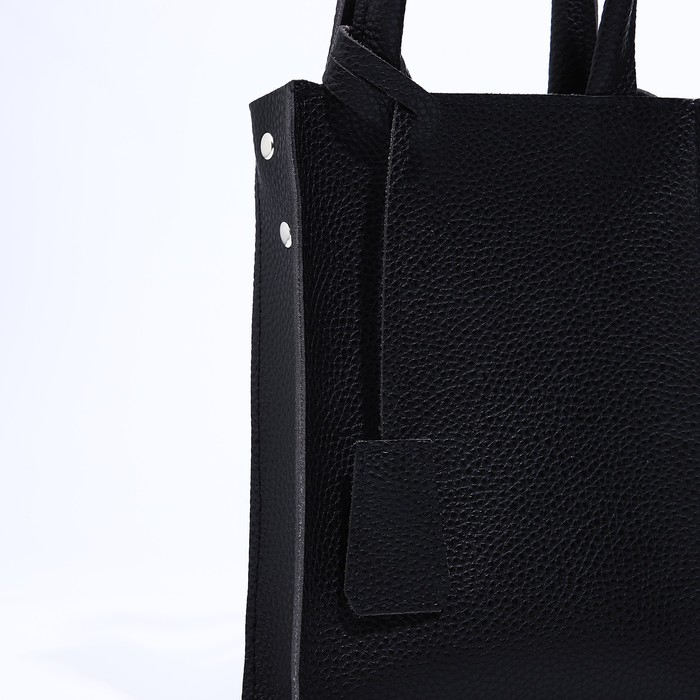 Сумка женская через плечо TEXTURA, маленький размер, цвет чёрный Сумка женская через плечо TEXTURA, маленький размер, цвет чёрный