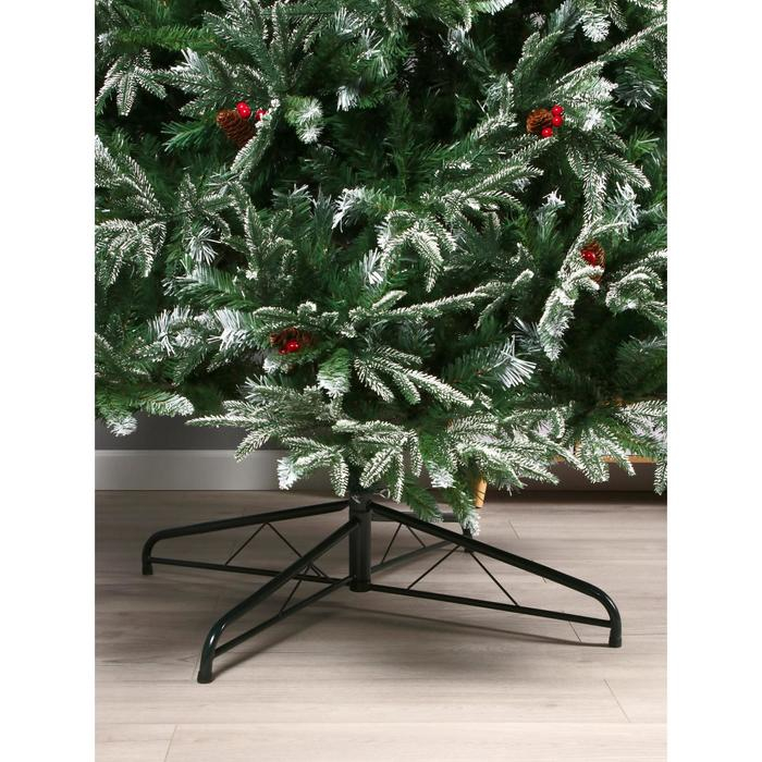 Ёлка  Ёлка "Виктория с калиной и шишками" 300 см d нижнего яруса 160 см 3008 веток 26 ярусов