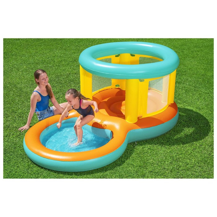 Батут надувной с бассейном Jumptopia, 239 x 142 x 102 см, 52385 Bestway Батут надувной с бассейном Jumptopia, 239 x 142 x 102 см, 52385 Bestway