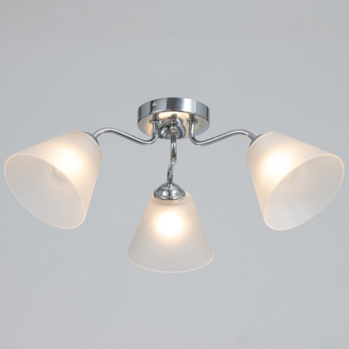 Люстра Люстра "Лорена" 3хЕ27 40Вт хром 55х55х36 см BayerLux