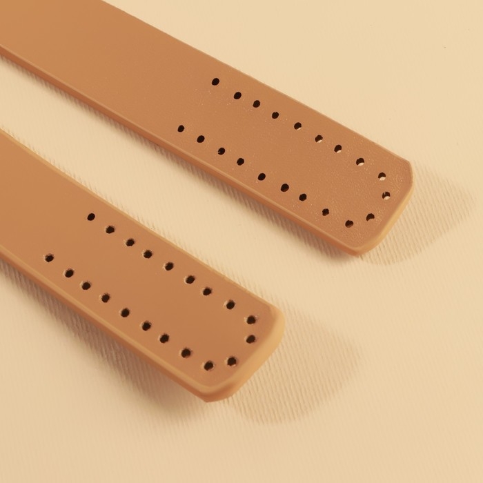 Ручки для сумки, пара, 52 ± 2 × 2 см, цвет бежевый Ручки для сумки, пара, 52 ± 2 × 2 см, цвет бежевый