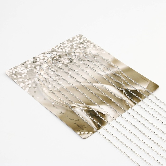 Ободок для волос со стразами «Блистай» 0.5 х 12 х 42 см Ободок для волос со стразами «Блистай» 0.5 х 12 х 42 см