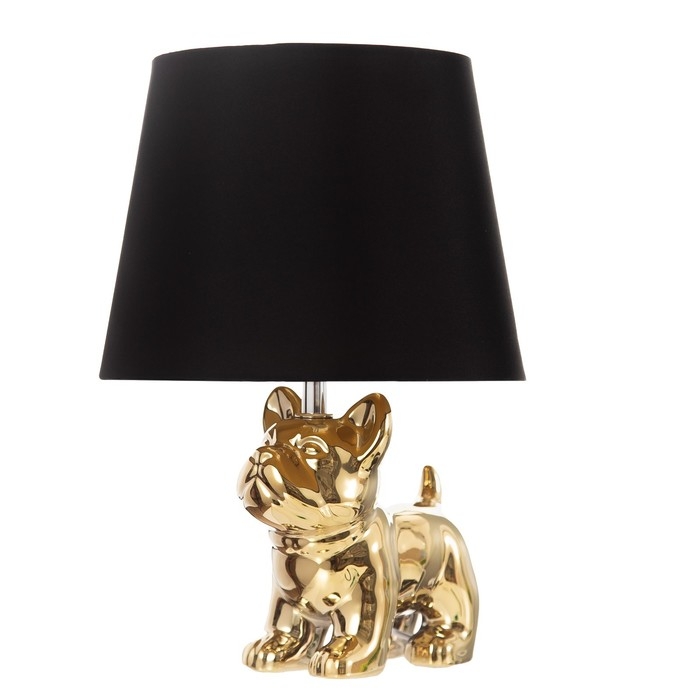 Настольная лампа Настольная лампа "Бернард" 1х40Вт Е14 провод-1,6м золото 21х21х30см