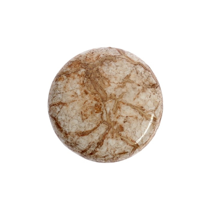 Ручка кнопка ART CAPPIO Ceramics 011, d=32, керамическая, белая с текстурой Ручка кнопка ART CAPPIO Ceramics 011, d=32, керамическая, белая с текстурой