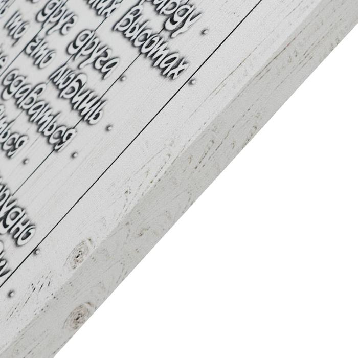 Картина на холсте Картина на холсте "Правила ЭТОГО дома" 38х48 см