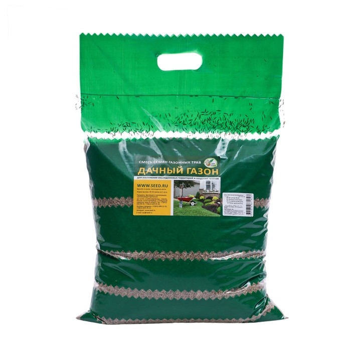Семена газонной травы  Семена газонной травы "Зеленый уголок","Дачный", 5 кг