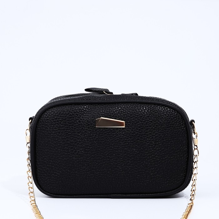 Сумка кросс-боди на молнии, цвет чёрный