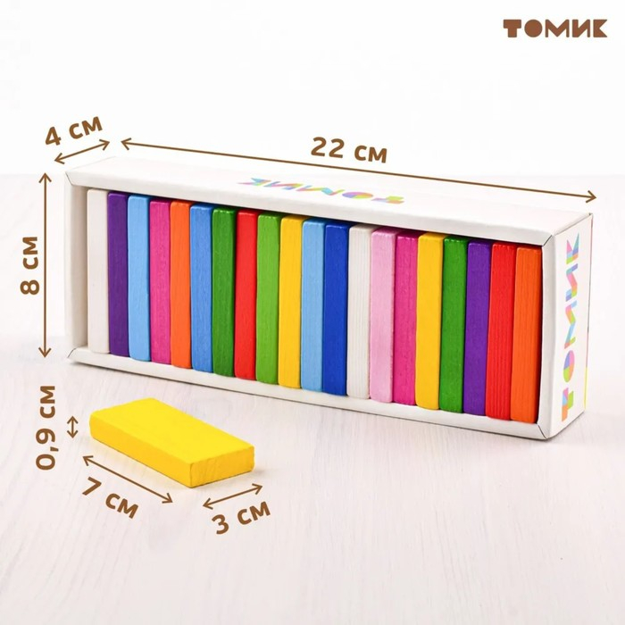 Плашки цветные, 28 элементов Плашки цветные, 28 элементов