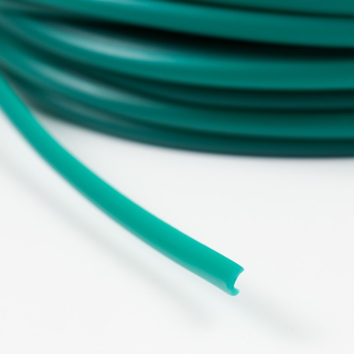 Ротанг искусственный гладкий 7 мм 100 м полутрубка (зеленый) МИКС Ротанг искусственный гладкий 7 мм 100 м полутрубка (зеленый) МИКС