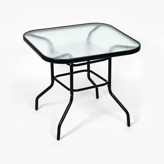 Набор садовой мебели: Стол квадратный 80 х 80 х 73 см и 2 стула коричневого цвета Набор садовой мебели: Стол квадратный 80 х 80 х 73 см и 2 стула коричневого цвета