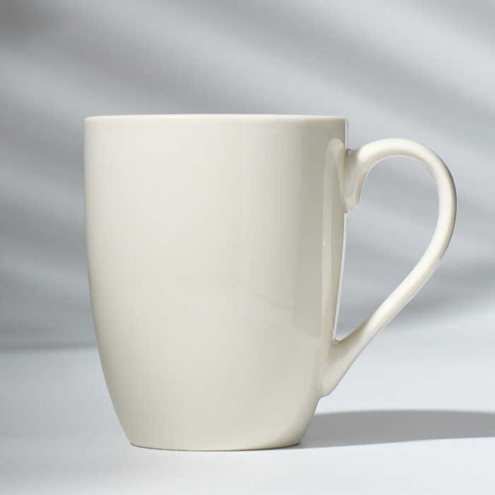 Кружка керамическая с ложкой «Бабушка», 310 мл, цвет белый Кружка керамическая с ложкой «Бабушка», 310 мл, цвет белый