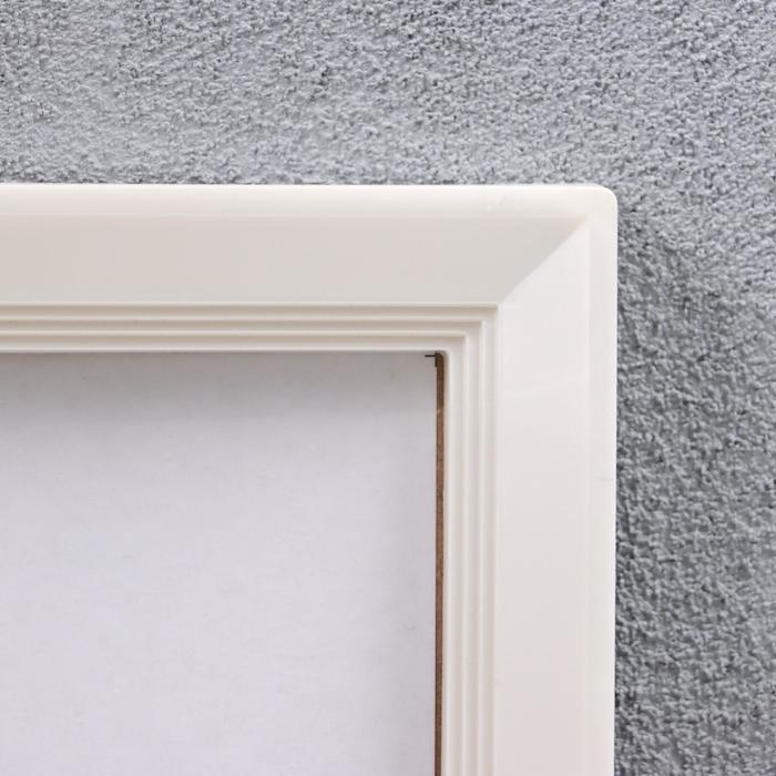 Фоторамка пластик L-5 21х30 см перламутр (пластиковый экран)