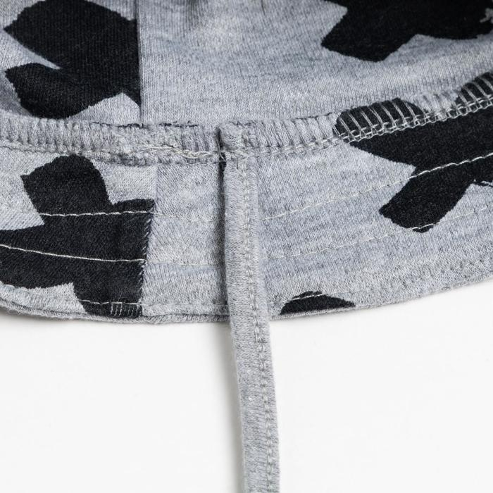 Чепчик (панамка) Крошка Я Чепчик (панамка) Крошка Я "Stylish boy" серый, р.46