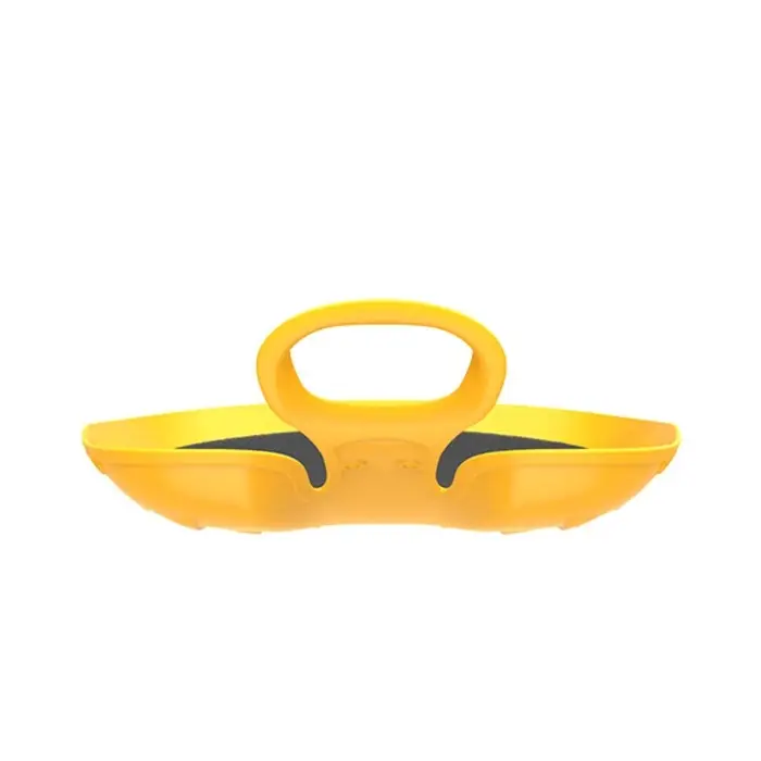 Санки-ледянки с мягкой сидушкой «Вираж», желтые, 39×37см Санки-ледянки с мягкой сидушкой «Вираж», желтые, 39×37см