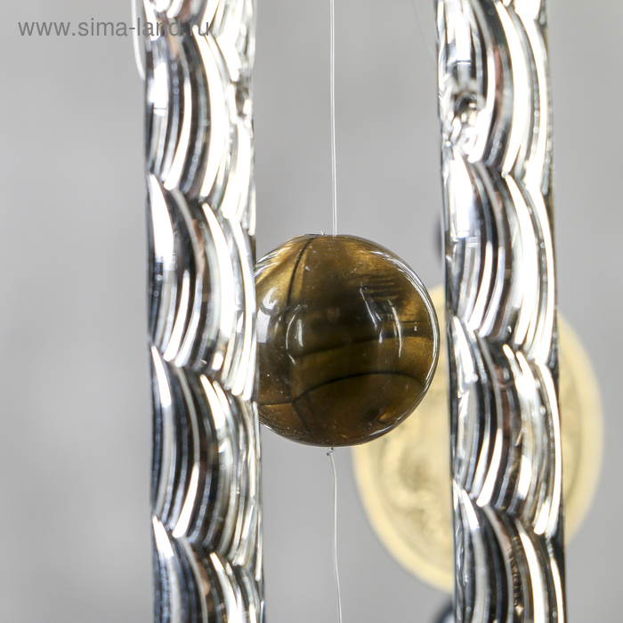 Музыка ветра пластик Музыка ветра пластик "Слон в круге" 4 трубки 7 фигурок 70 см