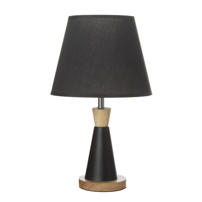 Настольная лампа Настольная лампа "Омбр" E27 40Вт черный 25х25х42 см RISALUX