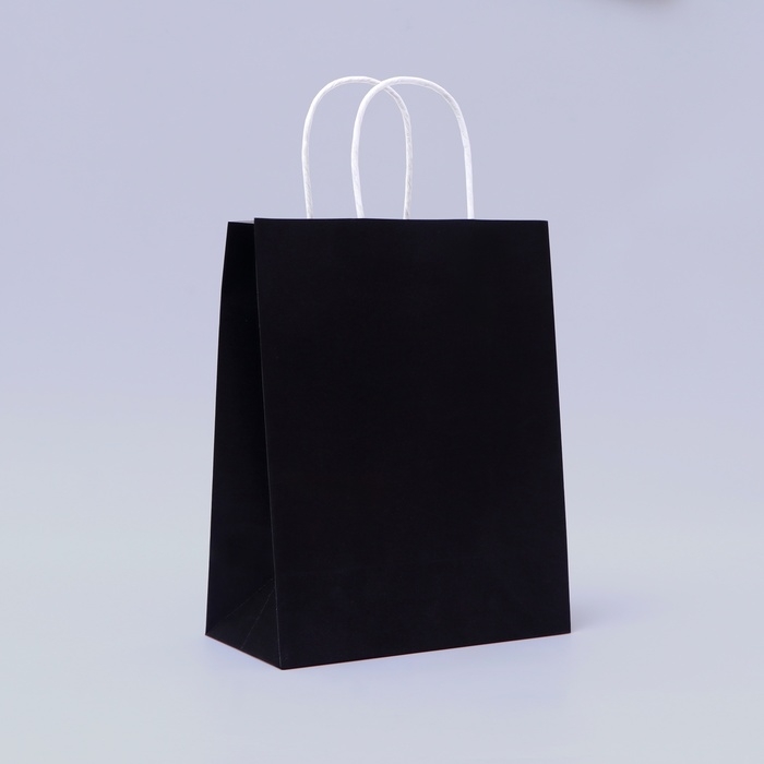 Пакет подарочный бумажный с глиттером чёрный, 21 х 11 х 27 см Пакет подарочный бумажный с глиттером чёрный, 21 х 11 х 27 см