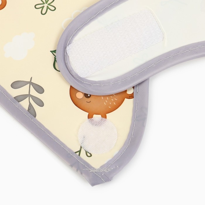 Нагрудник непромокаемый «Лесная сказка», на липучке, с карманом Нагрудник непромокаемый «Лесная сказка», на липучке, с карманом