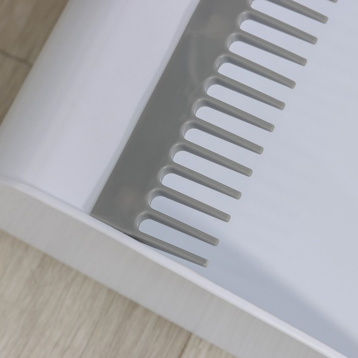 Щётка для пола Raccoon: совок 26×25 см, ручка из нержавеющей стали 97 см, щётка 26 см Щётка для пола Raccoon: совок 26×25 см, ручка из нержавеющей стали 97 см, щётка 26 см