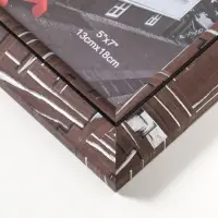 Фоторамка пластик 13х18 см "Моррис" тёмно-коричневый 23х18х2 см