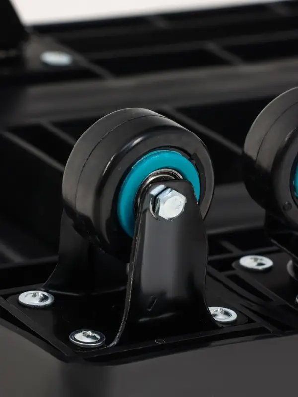 Тележка складная с раздвижной платформой, для перевозки грузов, нагрузка до 100 кг, телескопическая ручка, пластик, Greengo