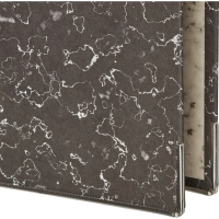 Папка-регистратор 50мм мрамор, черн. (фикс.мех)бум/бум,мет.уг