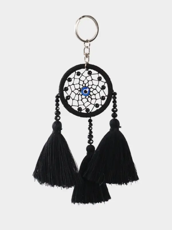 Брелок Брелок "Ловец снов" 17 см, цв. чёрный