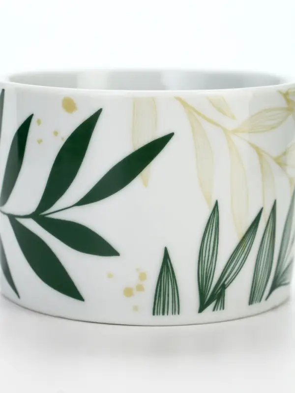 Чайная пара керамическая &laquo;Листья&raquo;, 200 мл